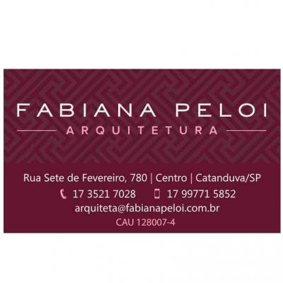 Arquiteta Fabiana Peloi